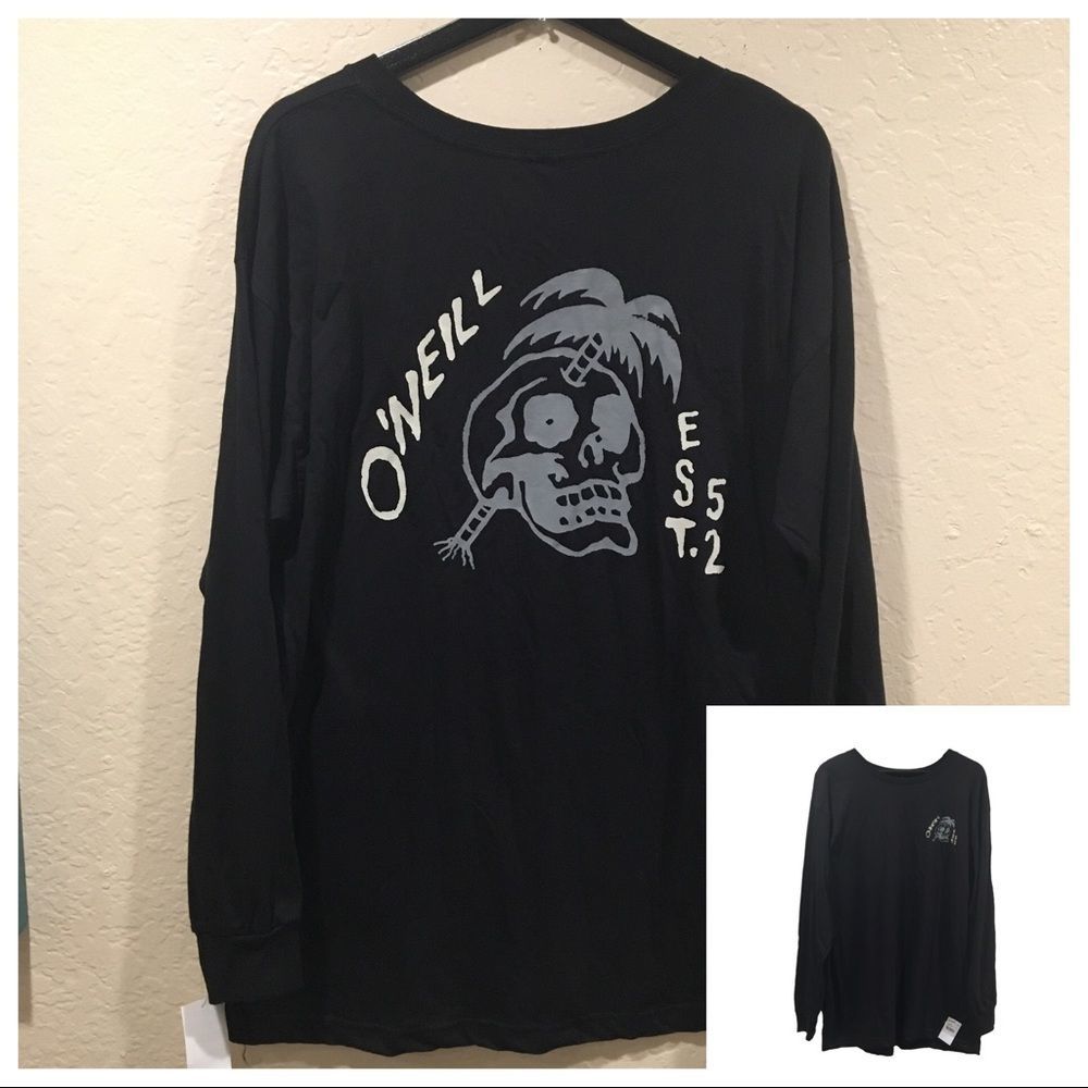 O’Neill Skull Palm Balm Long Sleeve Shirt NWT